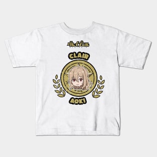 GLEIPNIR: CLAIR AOKI CHIBI (WHITE) GRUNGE STYLE Kids T-Shirt